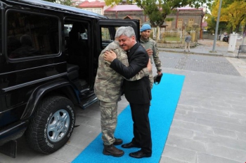 9. Kolordu Komutanı Tarakçı Kars'ta