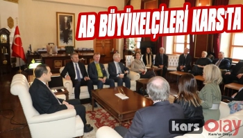 AB Büyükelçileri Kars'ta