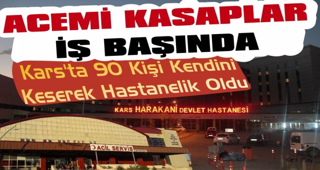 Acemi Kasaplar İş Başında: 90 Kişi Hastanelik Oldu