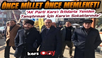 AK Parti Kars'ta 31 Mart İçin Meydanlara İndi