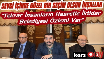 AK Parti Kars'ta Basınla Buluştu