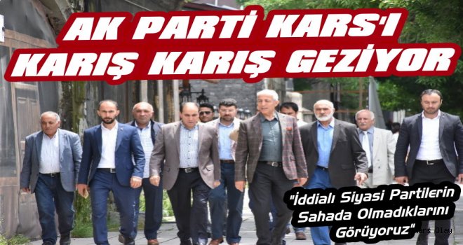 AK Parti Kars'ı Karış Karış Geziyor!