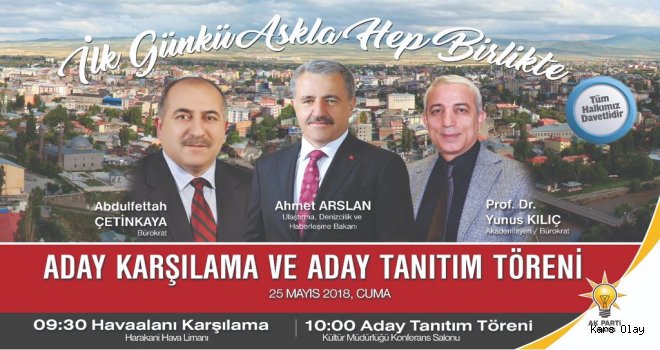 AK Parti'de Aday Tanıtım Günü Yarın!