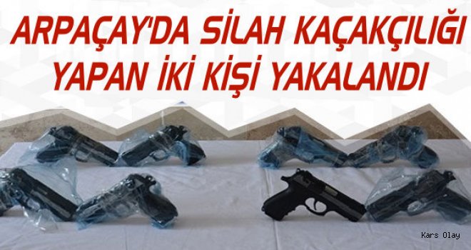 Arpaçay'da Silah Kaçakçıları Yakalandı