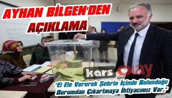 Ayhan Bilgen'den Açıklama