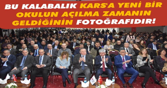 Bahçeşehir Koleji Kars'ta Tanıtım Toplantısını Yaptı