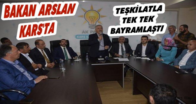 Bakan Arslan, Bayram İçin Kars'a Geldi