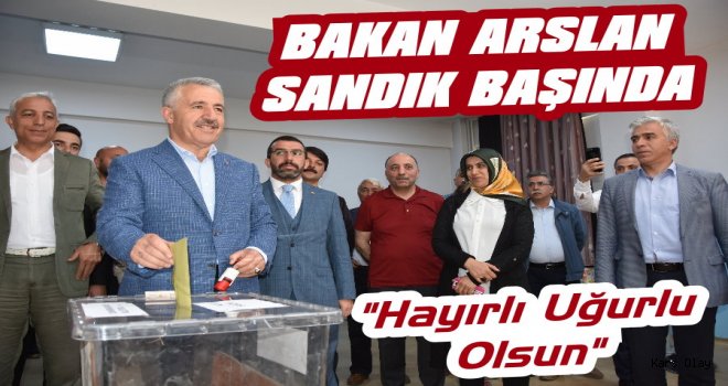 Bakan Arslan Oyunu Kullandı