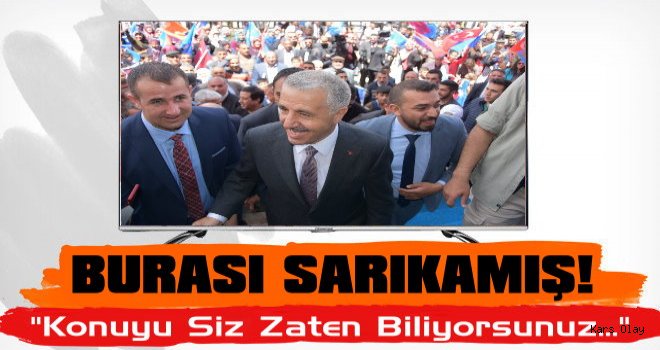 Bakan Arslan Sarıkamış Seçim Bürosunu Açtı