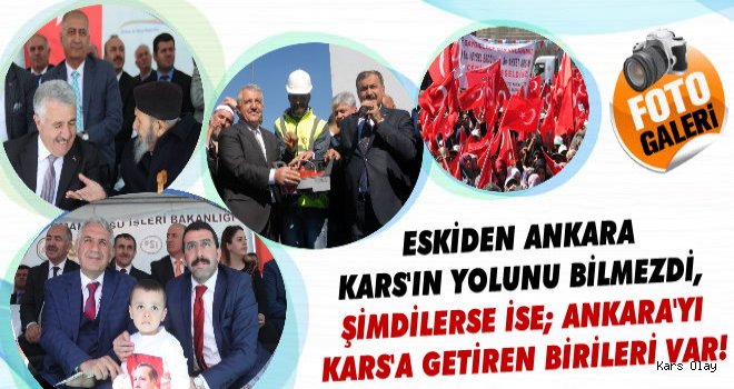 Bakan Arslan ve Bakan Eroğlu Kars'ta