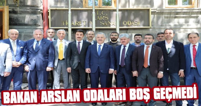 Bakan Arslan'dan Kars'ta Oda Ziyaretleri