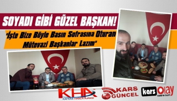 Başkan Adıgüzel Basın Sofrasında