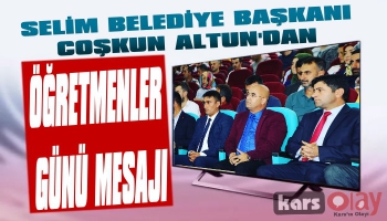 Başkan Altun'dan 'Öğretmenler Günü' Mesajı