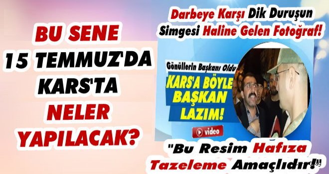 Başkan Çalkın 15 Temmuz Programını açıkladı