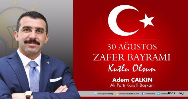 Başkan Çalkın'dan 30 Ağustos Zafer Bayramı Mesajı