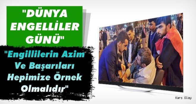 Başkan Çalkın'dan 'Dünya Engelliler Günü' Mesajı