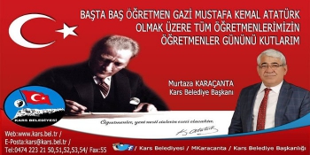 Başkan Karaçanta'dan Öğretmenler Günü Mesajı