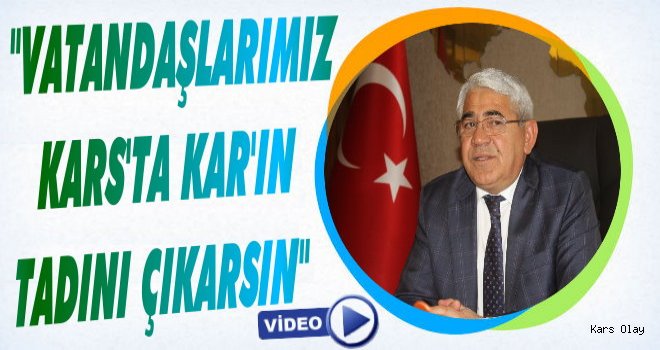 Başkan Karaçanta; Kışa Hazırız!