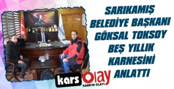 Başkan Toksoy Beş Yıllık Karnesini Anlattı