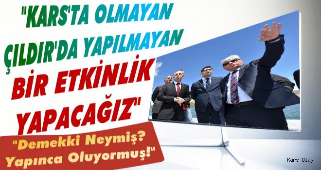 Çıldır Gölünde Yelkenciler Yarışacak!