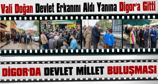 Digor'da Vali Halk Buluşması