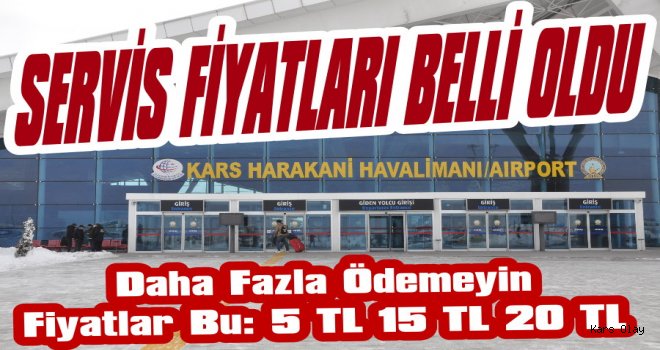 Harakani Havalimanı Servis Fiyatları Belli Oldu