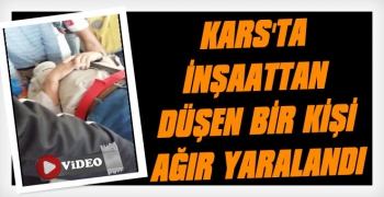 İnşaattan Düşen Bir Kişi Ağır Yaralandı