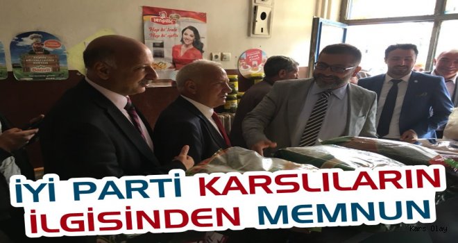 İYİ Parti Karslıların İlgisinden Memnun