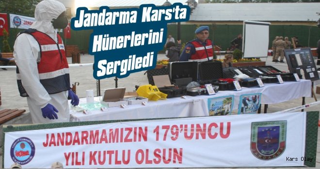 Jandarmanın Kullandığı Askeri Teçhizat Kars'ta Sergilendi