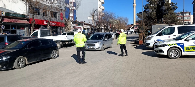 KAĞIZMAN'DA ASAYİŞ UYGULAMASI.