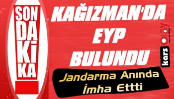 Kağızman'da EYP Bulundu