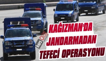 Kağızman’da Jandarma’dan Tefeci Operasyonu