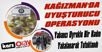 Kağızman'da Uyuşturucu Operasyonu