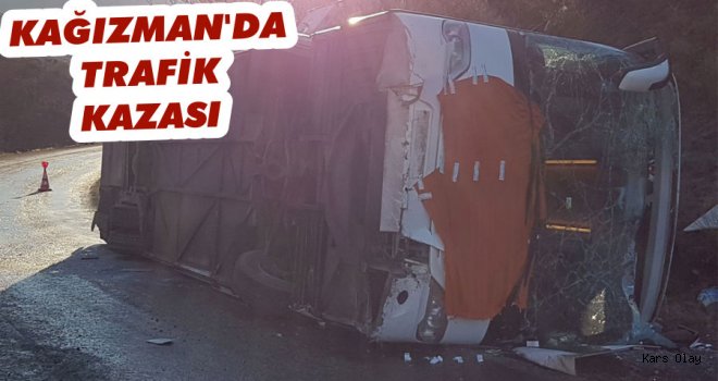 Kağızman'da Trafik Kazası : 30 Yaralı