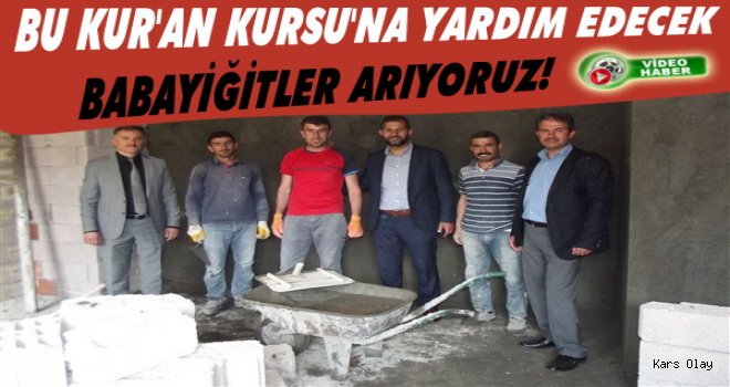 Kağızman'da Yapılan Kız Kur'an Kursu Yardım Bekliyor