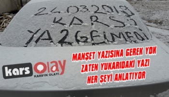 Kars'a Mart Kışı!