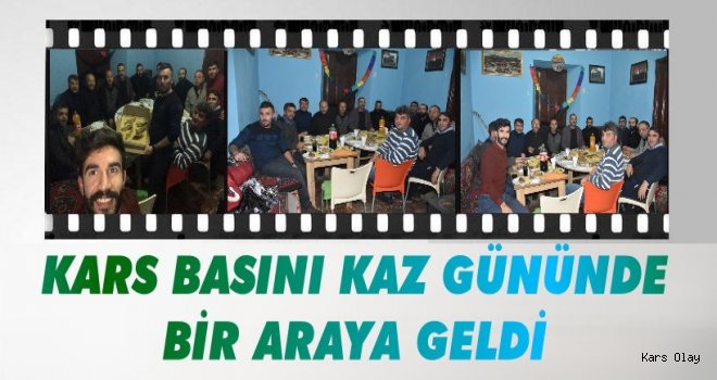 Kars Basını Kaz Gününde Bir Araya Geldi