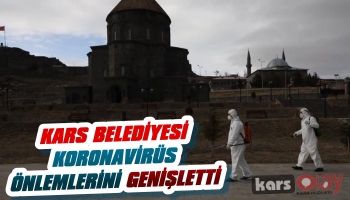 Kars Belediyesi Koronavirüs Önlemini Genişletti