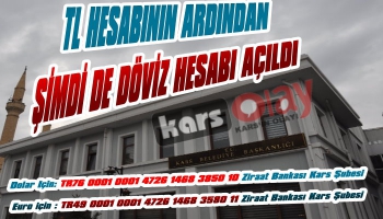 Kars Belediyesi Şimdi de Döviz Hesabı Açtırdı