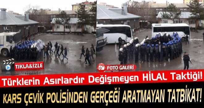 Kars Çevik Polisinden Gerçeğini Aratmayan Tatbikat