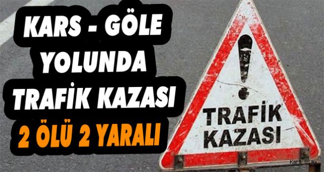 Kars Göle Yolunda Kaza: 2 Ölü 2 Yaralı