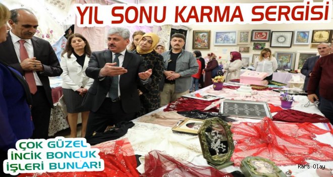 Kars Halk Eğitim Merkezi Yıl Sonu Karma Sergisi