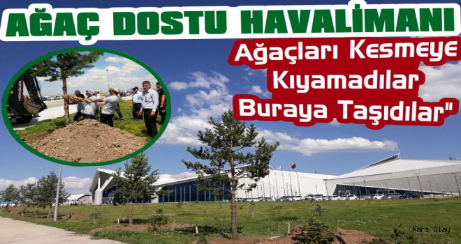 Kars Harakani Havalimanı O Ağaçlara Kıyamadı