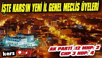 Kars İl Genel Meclis Üyeleri Belli Oldu