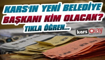 Kars'ın Yeni Belediye Başkanı Ayhan Bilgen Oldu