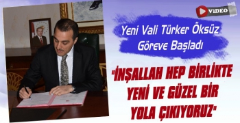 Kars'ın Yeni Valisi Türker Öksüz Göreve Başladı