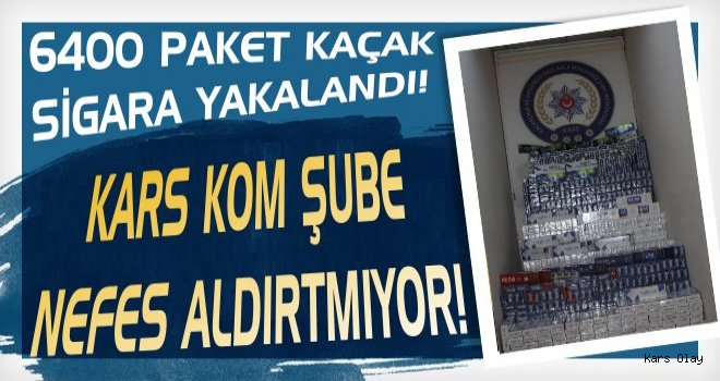 Kars KOM Şube Kaçakçılara Nefes Aldırtmıyor