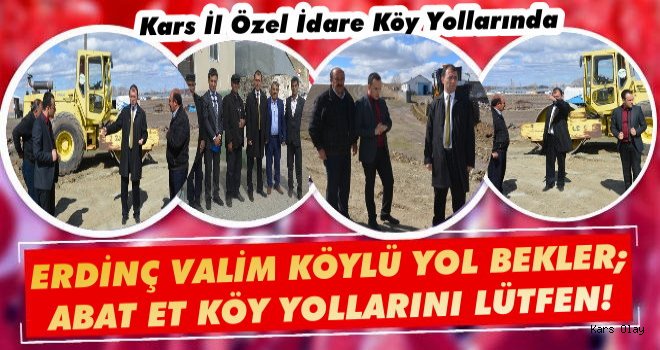 Kars Özel İdare Köy Yollarında