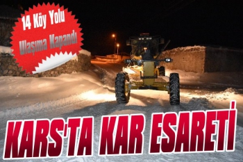 Kars'ta 14 Köye Ulaşılamıyor