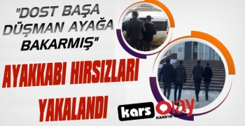 Kars'ta Ayakkabı Hırsızları Yakalandı